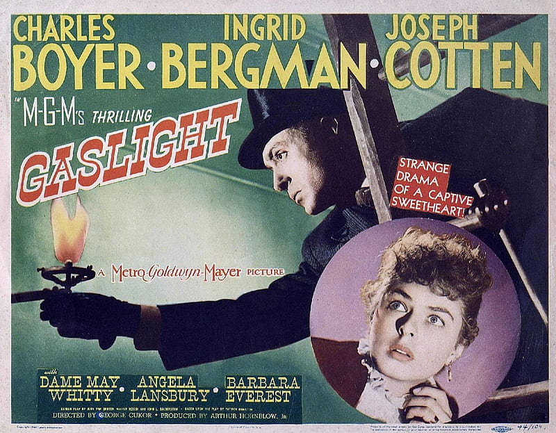 Classic Movies - Gaslight (1944), Classic Movies, Joseph Cotton, Charles Boyer, Gaslight Movie, Ingrid Bergman, HD wallpaper