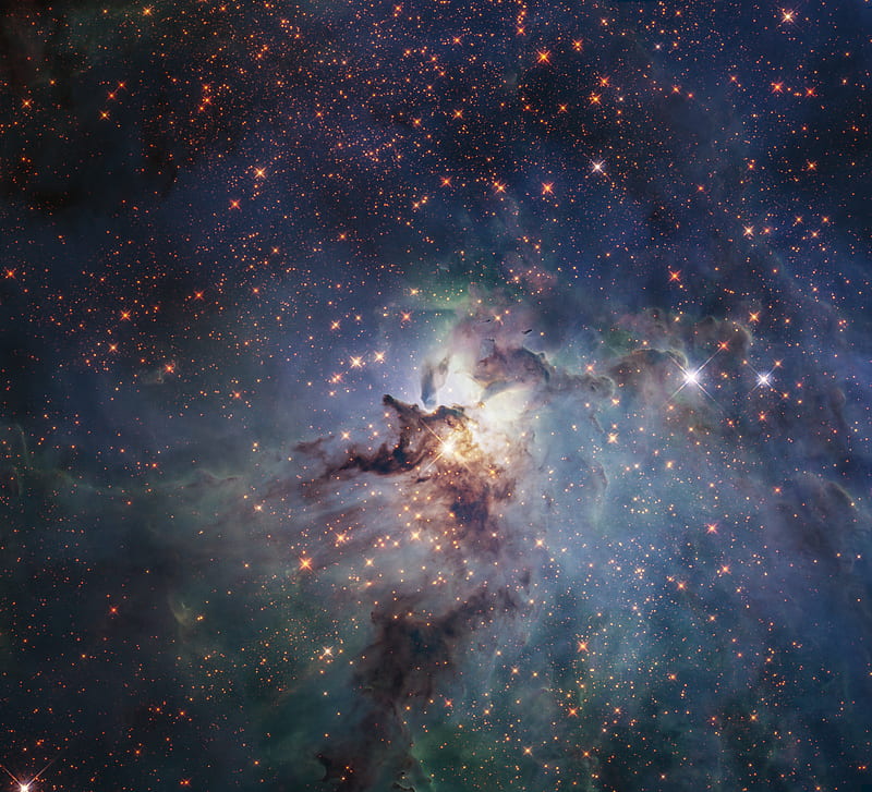 stars, glow, nebula, space, HD wallpaper