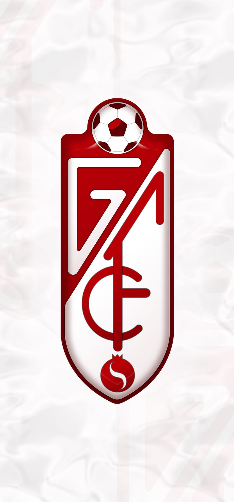 GRANADA CF, white, shield, football, HD phone wallpaper