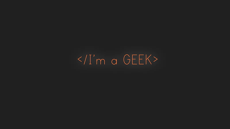 I am Geek, HD wallpaper