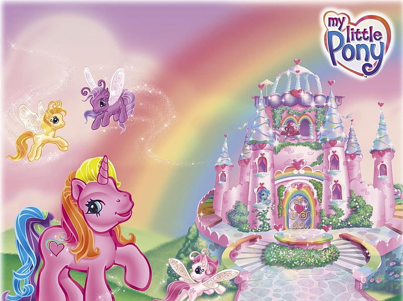 Party at the Castle, cartoons, movies, fiction, my little pony, HD wallpaper