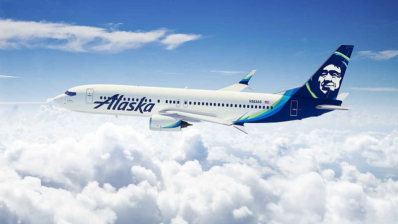 Alaska Airlines, Alaska, Plane, Flying, Airlines, HD wallpaper