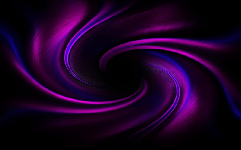 purple vortex, purple exhaust, black background with exhaust, purple vortex background, vortex, HD wallpaper