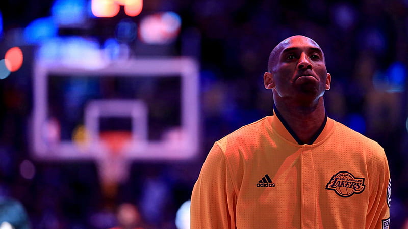 Kobe Bean Bryant Is Biting His T-shirt In A Fire Sparkle