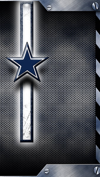 Dallas Cowboys, blue, gray, star, white, HD phone wallpaper