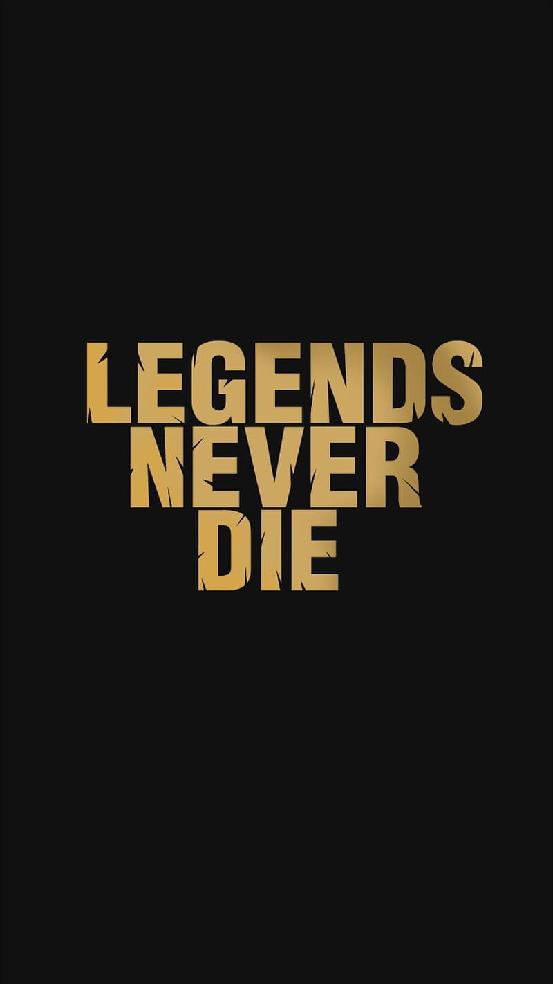 Words, back, black, gold, legend, quotes, sayings, HD phone wallpaper