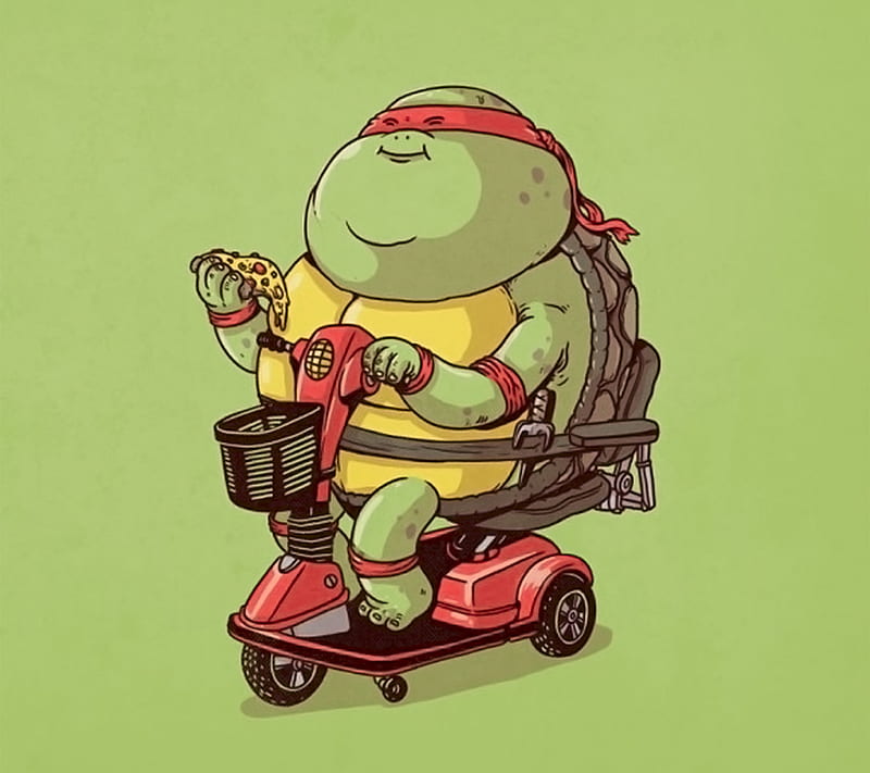 Raphael Fat, desenho, illustration, ninja turtle, HD wallpaper