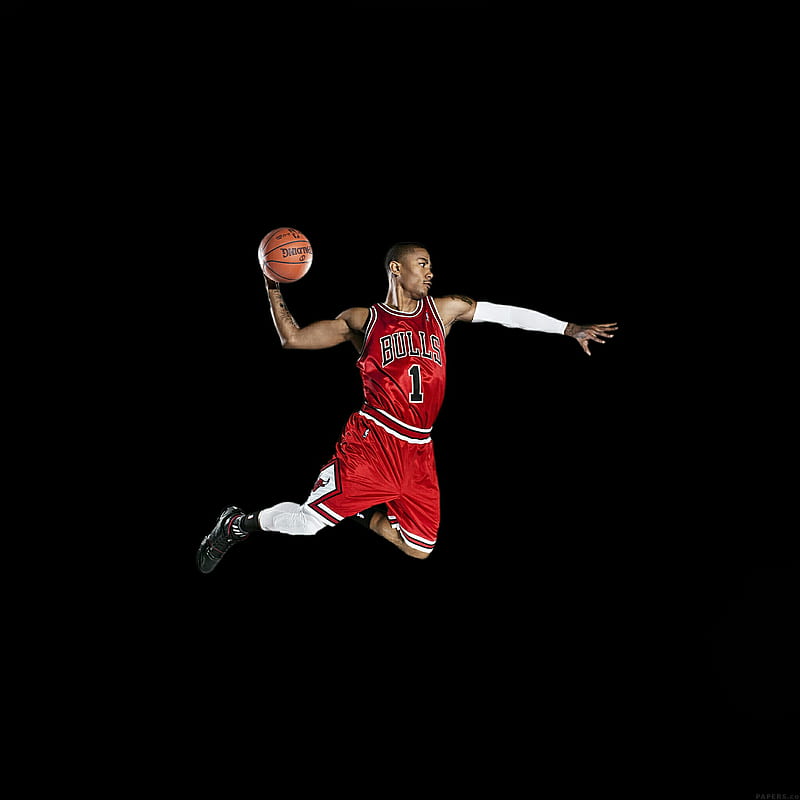 basketball, Derrick Rose, NBA, Chicago Bulls, HD phone wallpaper