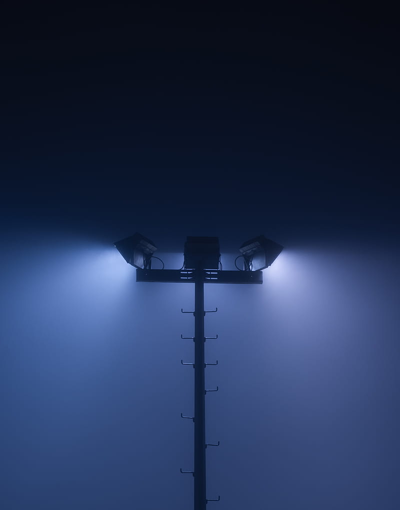 lantern, glow, night, fog, HD phone wallpaper
