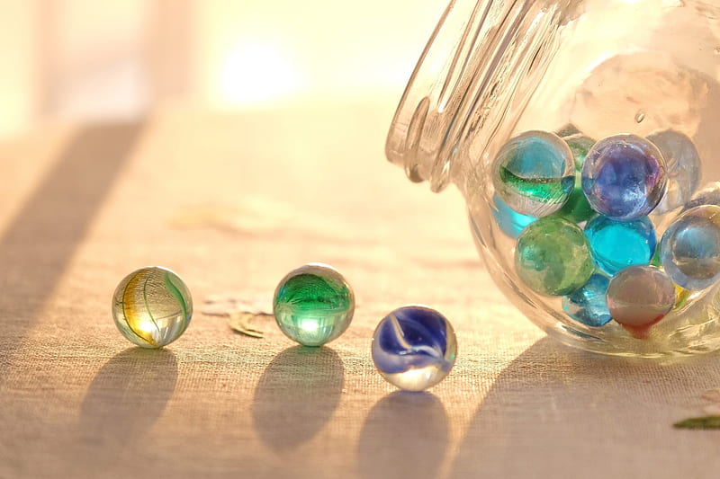 ball, jar, glass, cute, vara, summer, HD wallpaper