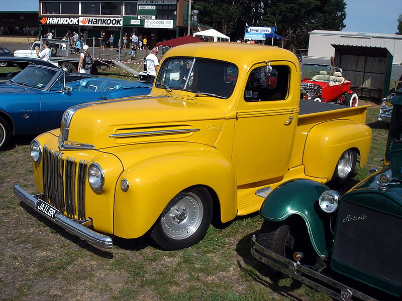 1946 ford pickup truck, truck, ford, 1946, pickup, HD wallpaper