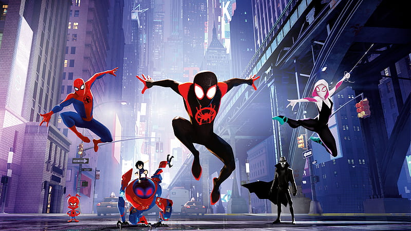 Spider Man, Movie, Miles Morales, Spider Man Noir, Spider Gwen, Spider ...