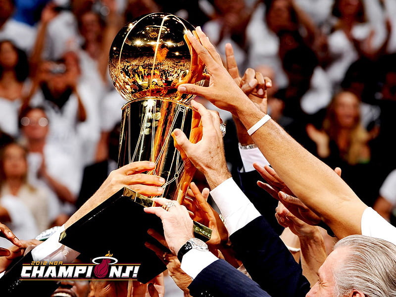 Trophy-NBA2011-12 Champion Heat, HD wallpaper