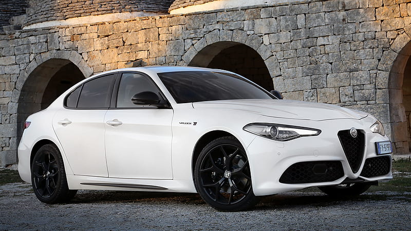 Alfa Romeo, Alfa Romeo Giulia Veloce Ti, Car, White Car, HD wallpaper