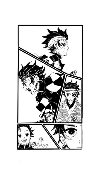 Demon Slayer Tanjiro Kamado Manga Art