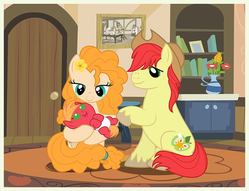 My Little Pony, My Little Pony: Friendship is Magic, Pear Butter (My Little Pony) , Bright Mac , Big Macintosh, HD wallpaper