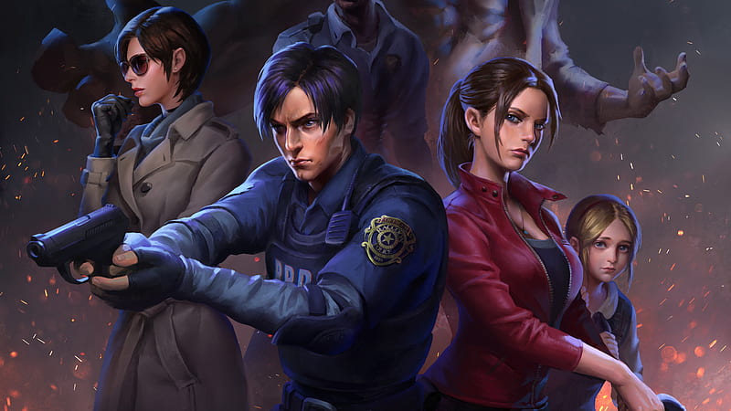 Resident Evil 2 Art, resident-evil-2, games, 2019-games, artwork, digital-art, artstation, HD wallpaper