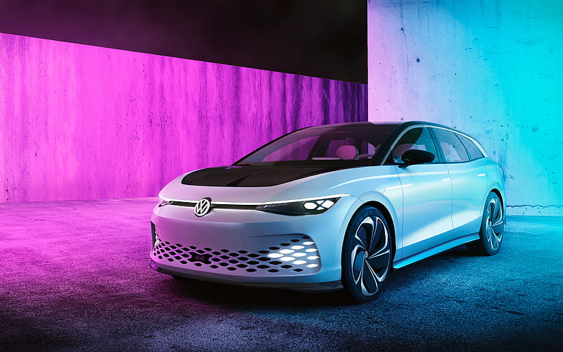 Volkswagen ID Space Vizzion electric cars, 2019 cars, german cars, Volkswagen, HD wallpaper