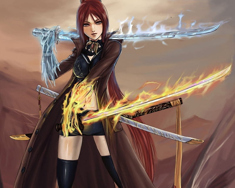 fire sword :: gif :: anime :: Sword Art Online :: sao :: anime gif -  JoyReactor