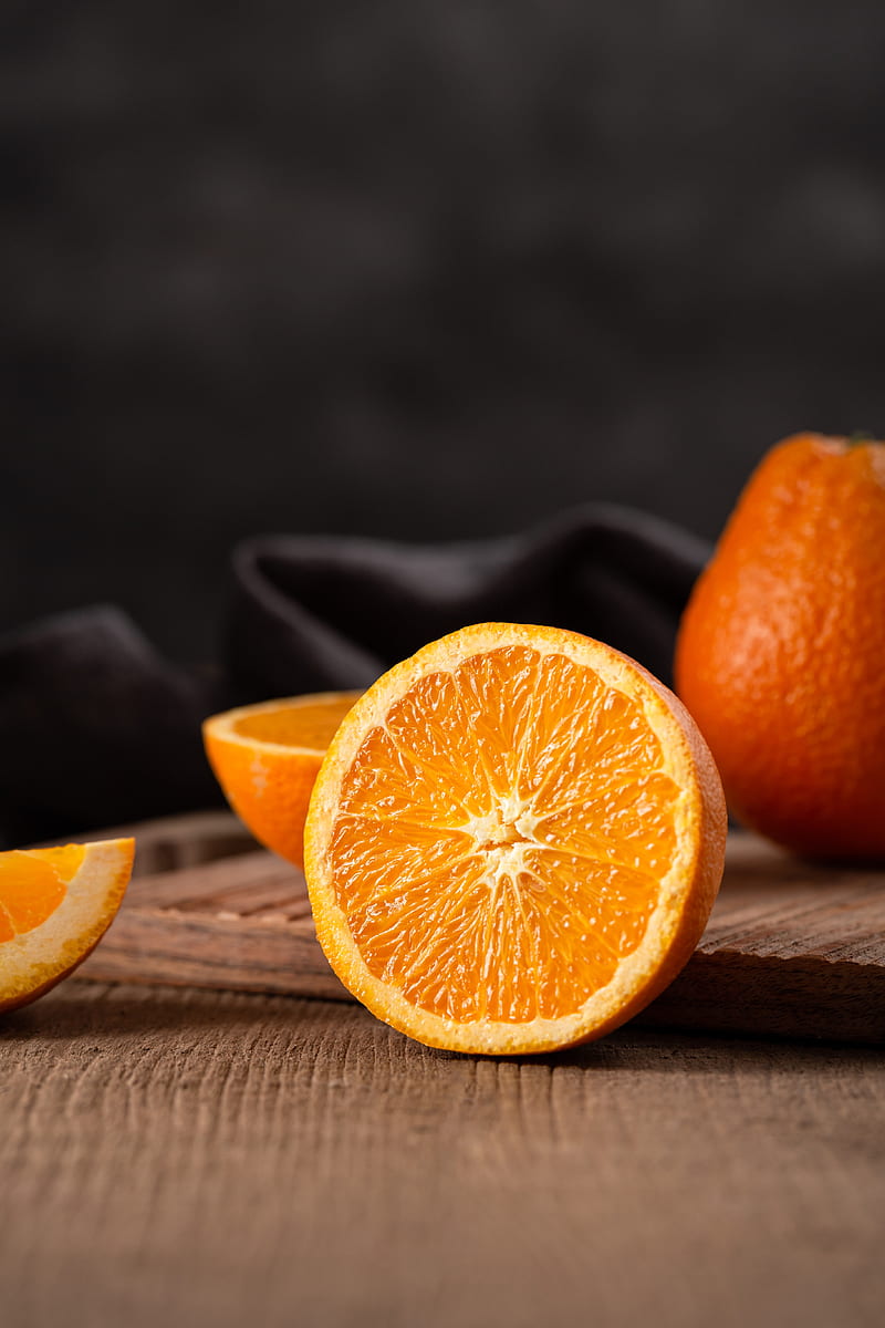 orange, fruit, citrus, slices, HD phone wallpaper