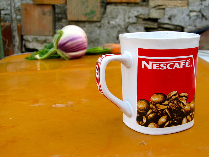 Nescafe cup, caffee, HD wallpaper