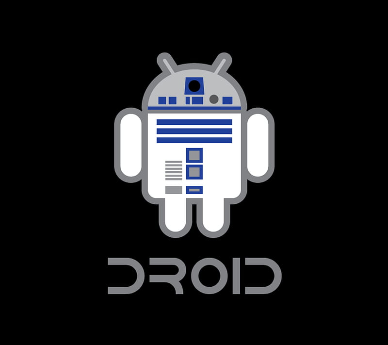 Star Wars Droid, android, icon, logo, movie, r2d2, star wars, symbol, HD wallpaper