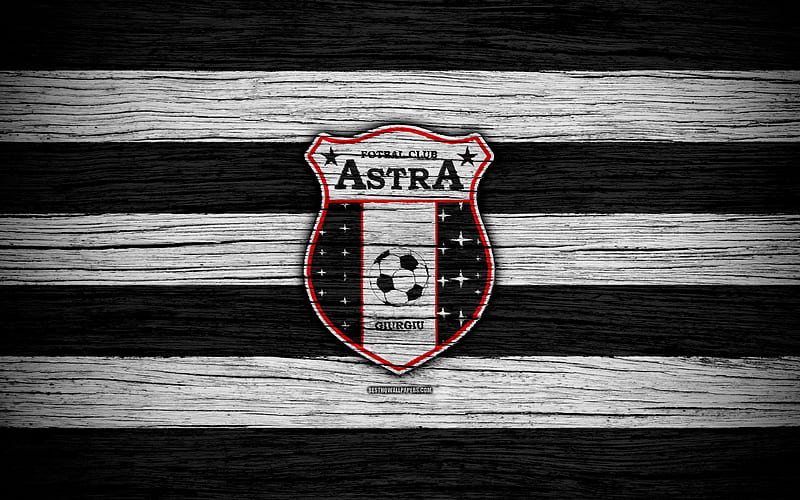 Astra FC football, Romanian Liga I, soccer, football club, Romania, Astra, logo, Romanian league, wooden texture, FC Astra, HD wallpaper