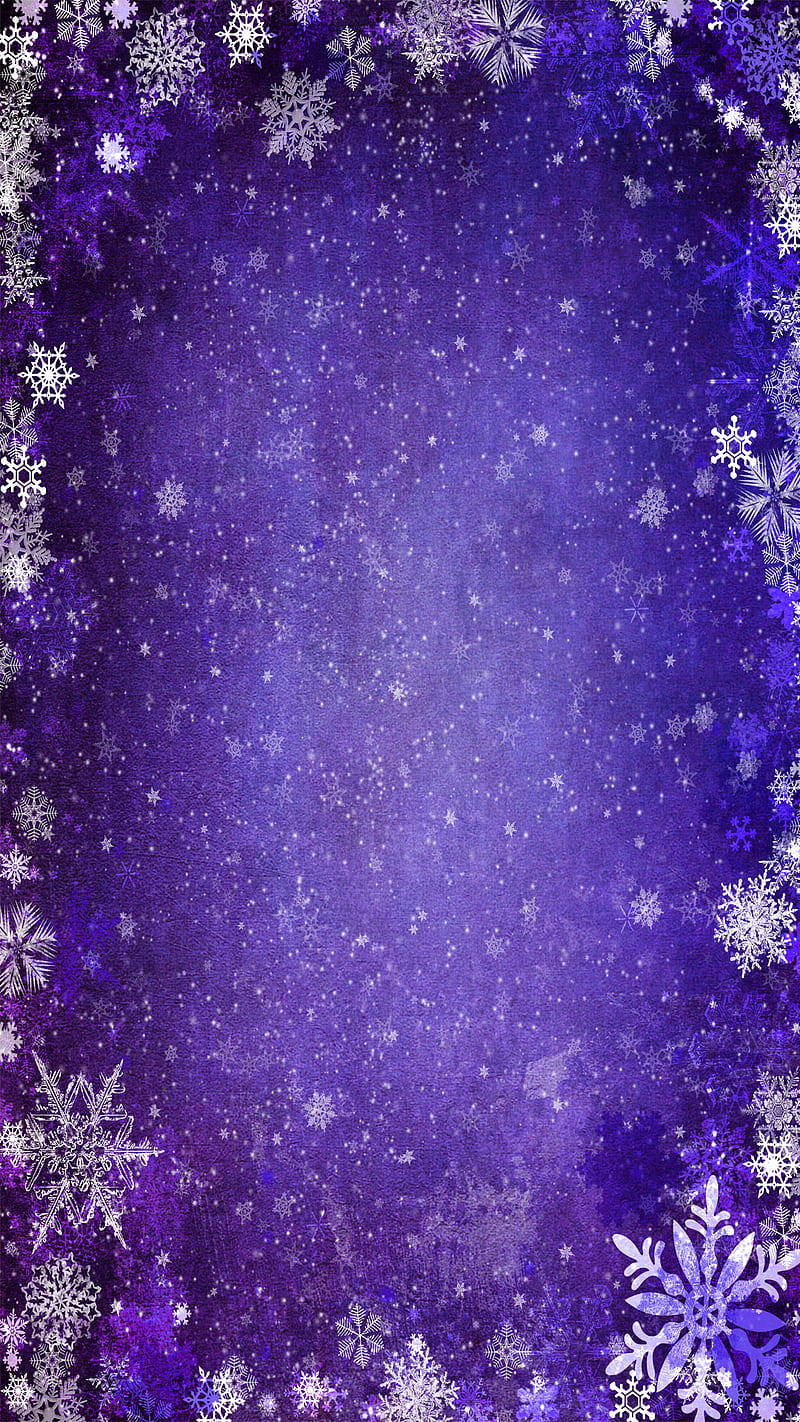 Frost, blue, snow, snowflakes, winter, HD phone wallpaper