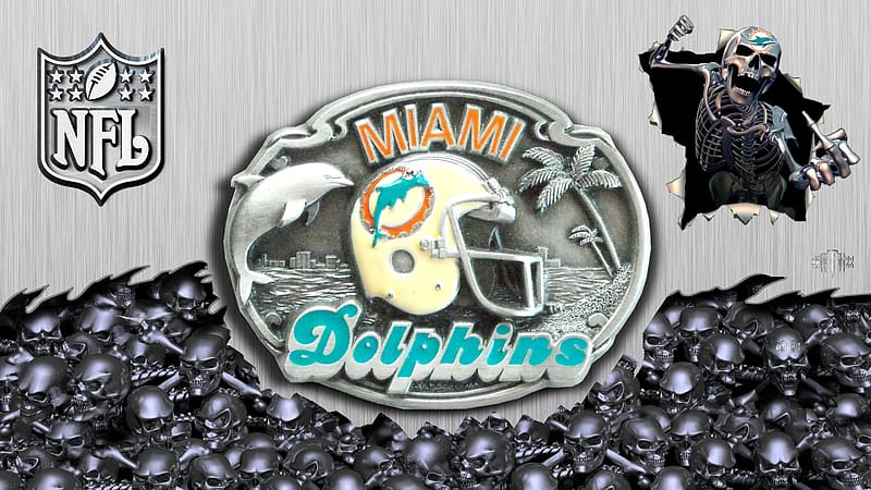 Buckle and Skulls-Dolphins, Miami Dolphins logo, NFL Miami Dolphins Background, Miami Dolphins Football, Miami Dolphins wallpapper, Miami Dolphins Background, Dolphins Miami, Miami Dolphins, Miami Dolphins emblem, HD wallpaper