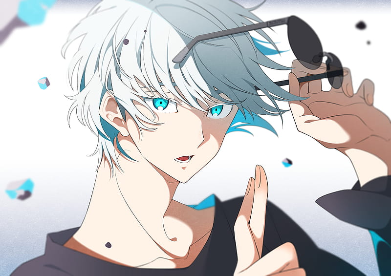 Blue Eyes White Hair Anime Boy 4K HD Anime Boy Wallpapers