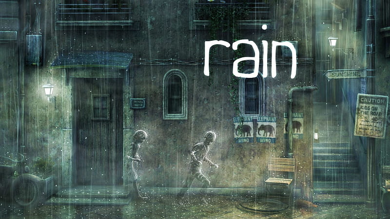 rain, game, ps3, sony, HD wallpaper