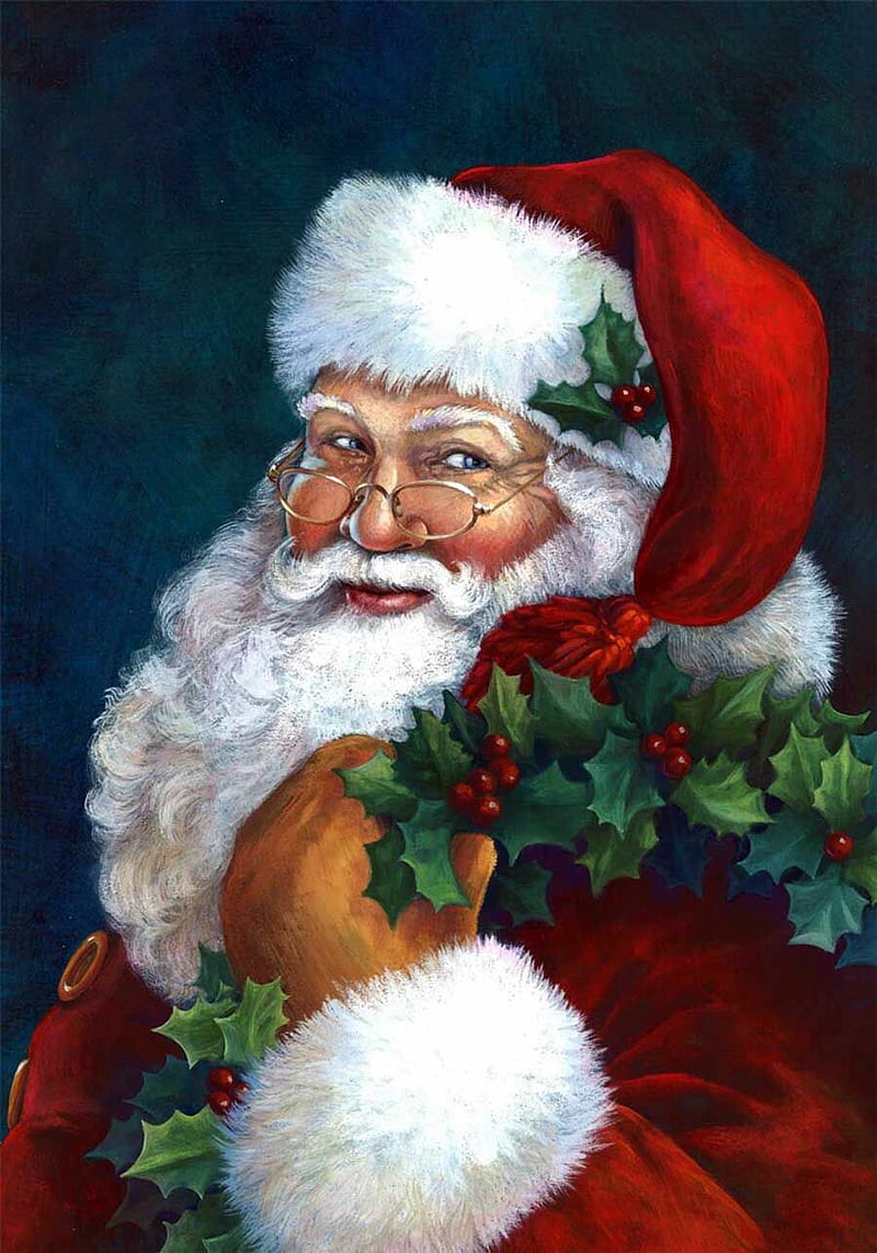 Santa, holiday, HD phone wallpaper