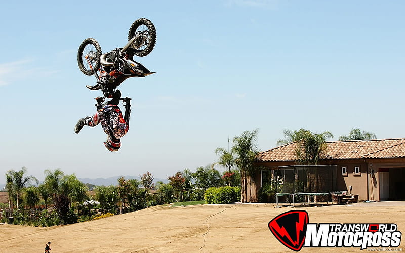 FMX motocross stunt fancy 30, HD wallpaper