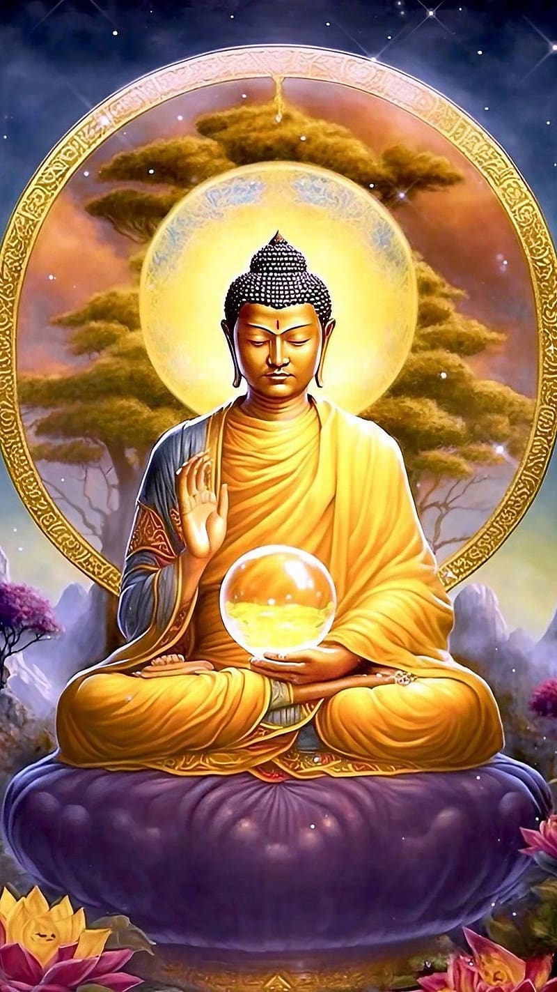 Gautam Buddha, Tree Background, siddhartha gautama, lord, HD phone ...