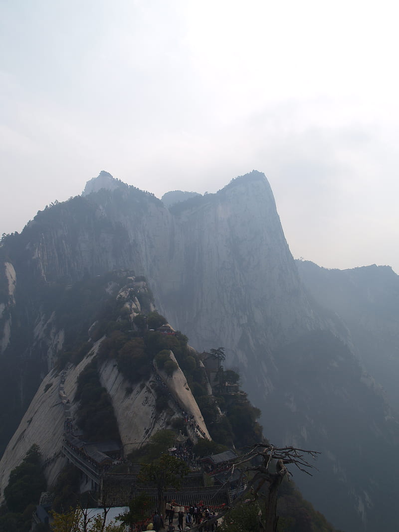 mountain chain, China, mountains, HD phone wallpaper