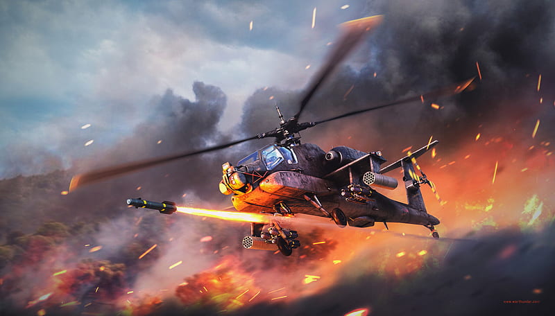 Video Game, War Thunder, Attack Helicopter, Helicopter, HD wallpaper