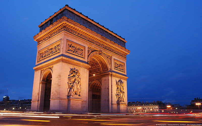 Arc de Triomphe Paris France-Windows 10, HD wallpaper