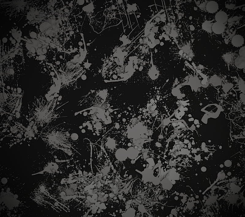 SPLAT, 929, abstract, black, gray, splatter, HD wallpaper
