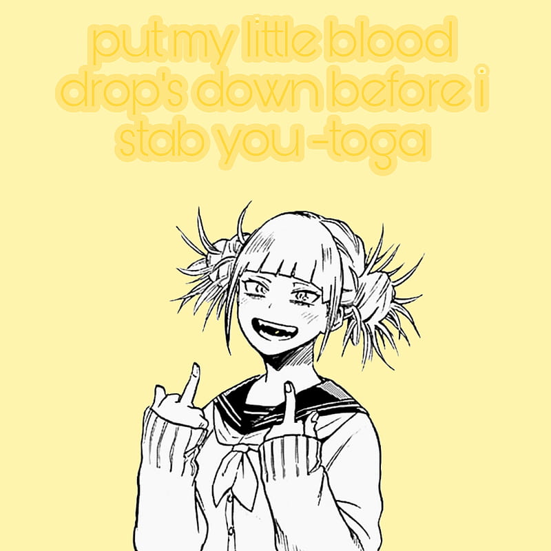 Toga lockscreen, get off my phone mha, mha, villains, HD phone wallpaper