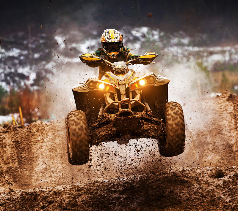 ATV Motocross, adventure, radical, sport, HD wallpaper