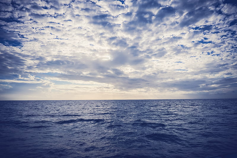 Sea Horizon , sea, horizon, nature, HD wallpaper