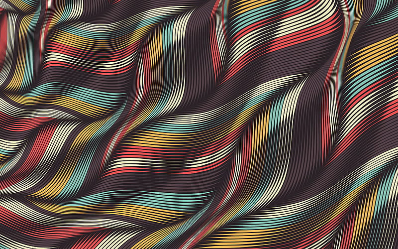 Silk Cloth Texture Colorful Background, Silk, Cloth, Texture