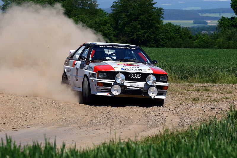 Audi Quattro, thrill, endurance, offroad, rally, HD wallpaper