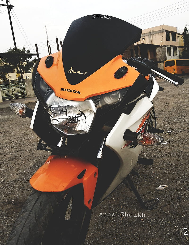 Honda CBR 150r, bikes, honda bikes, honda cbr, india, indian, motorcycles,  whiteorange cbr, HD phone wallpaper | Peakpx