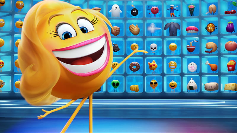 The Emoji Movie 2017, the-emoji-movie, emojimovie-express-yourself, 2017-movies, animated-movies, movies, HD wallpaper