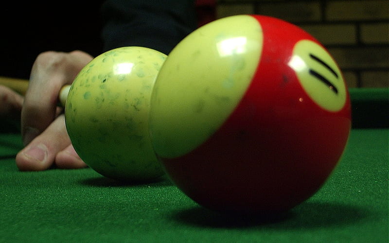 In The Pocket, table, pool, balls, cue, HD wallpaper