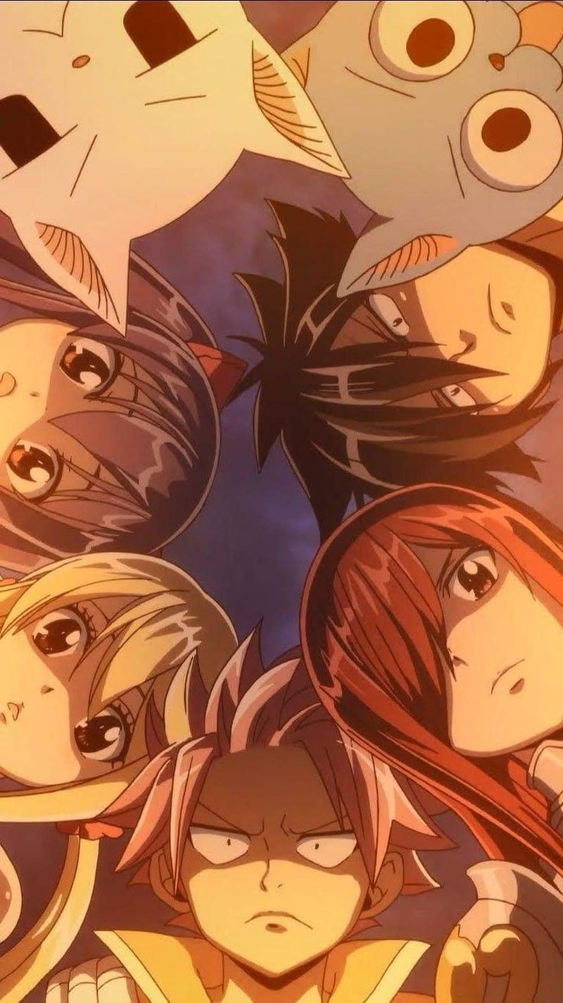 Fairy tail team, HD phone wallpaper