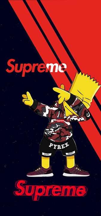 Screenshots Cool Bart Simpson Supreme HD phone wallpaper  Pxfuel
