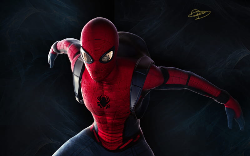 Spiderman, art, superheroes, Spider-Man, HD wallpaper