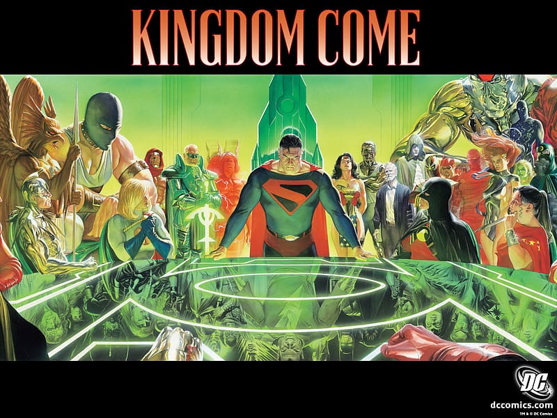 Superman, Green Lantern, Flash, Comics, Hawkman (Dc Comics), Wonder Woman, Dick Grayson, Donna Troy, Red Robin, Power Girl, Spectre (Dc Comics), Kingdom Come, HD wallpaper